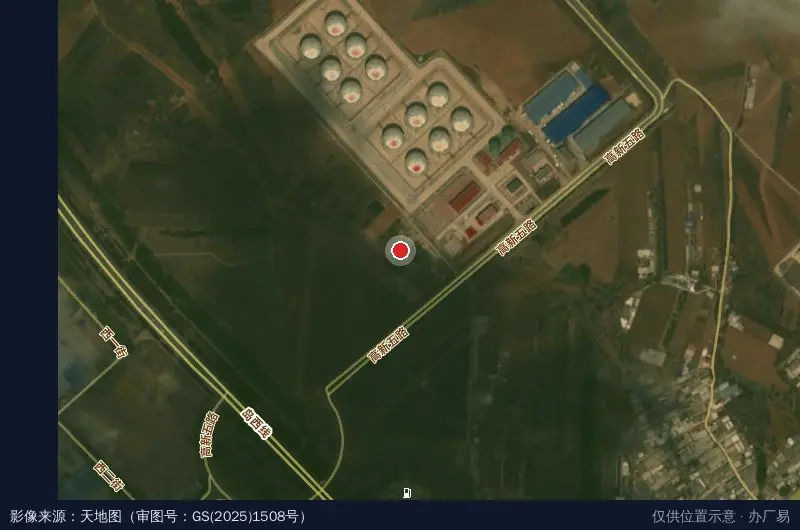 高新五路卫星位置示意图
