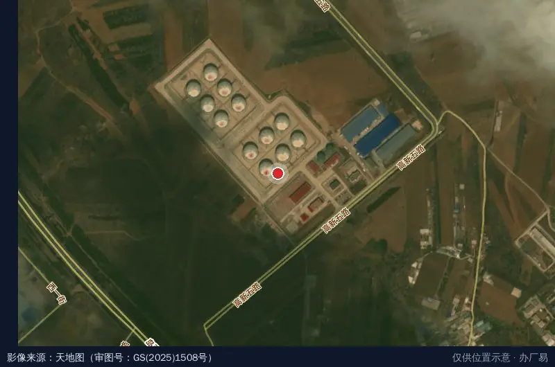 葫芦岛市应急局卫星位置示意图