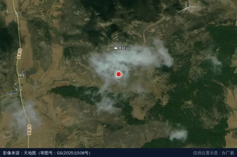 新发屯村卫星位置示意图