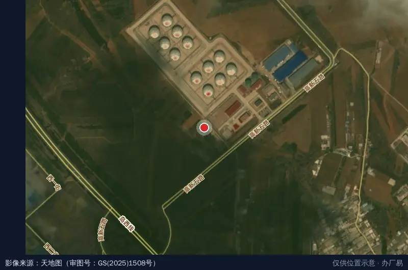 西三街/高新五路(路口)卫星位置示意图