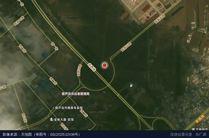 世纪雅苑西区-14栋卫星位置示意图