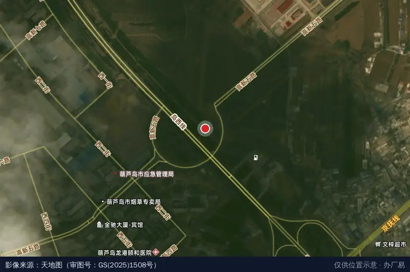 世纪雅苑西区-13栋卫星位置示意图