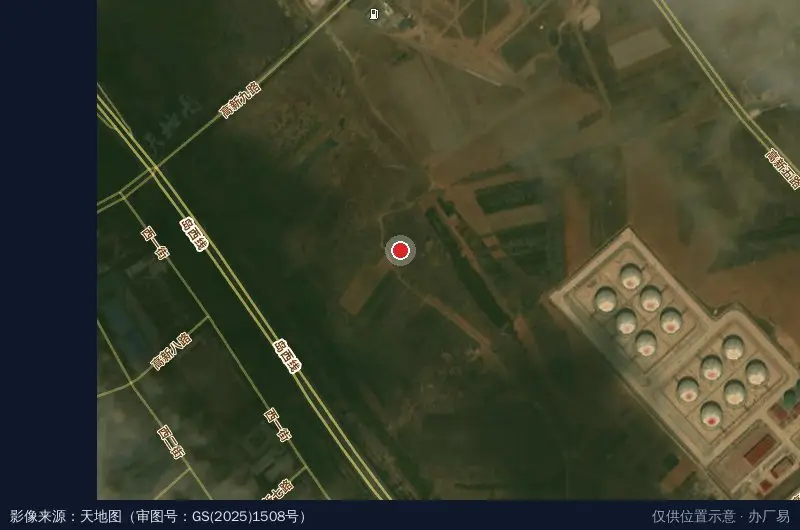 西五街/高新七路(路口)卫星位置示意图