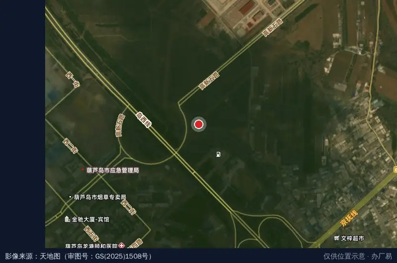 西四街/高新四路(路口)卫星位置示意图