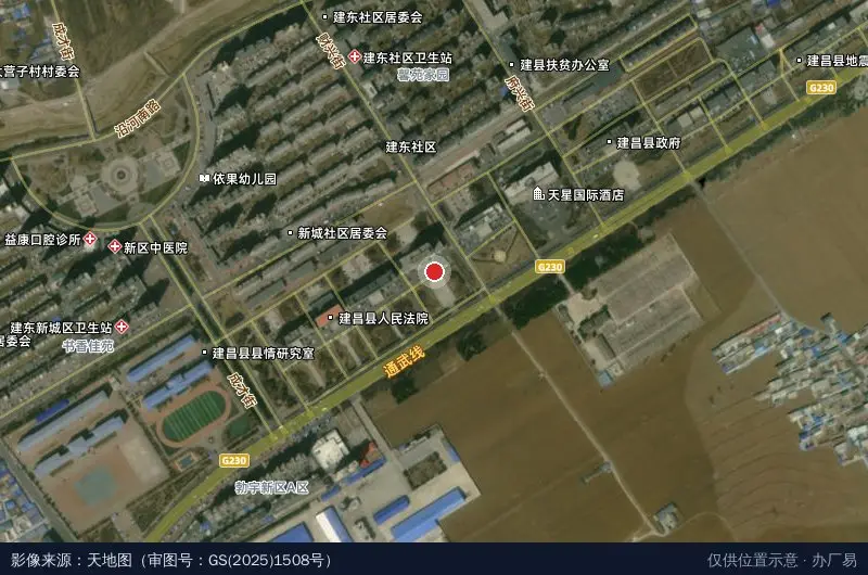 勃宇新区-C区卫星位置示意图
