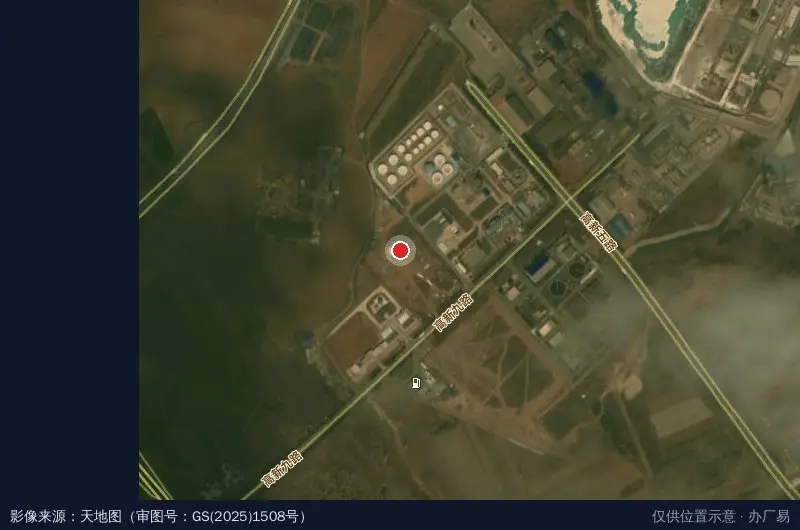西二街/高新九路(路口)卫星位置示意图