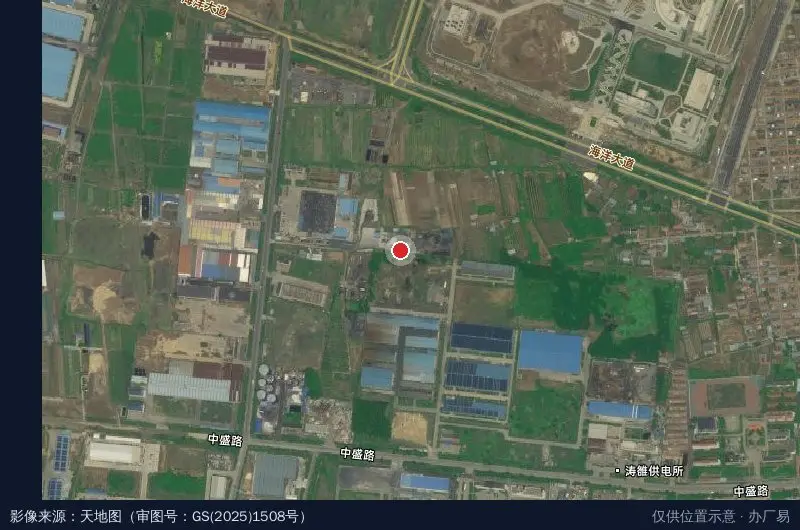 涛雒工业园卫星位置示意图