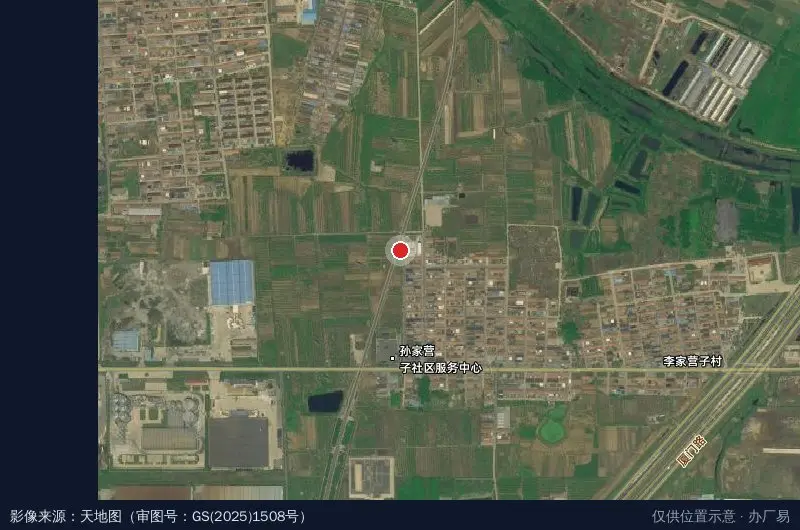 日照华东物流园卫星位置示意图