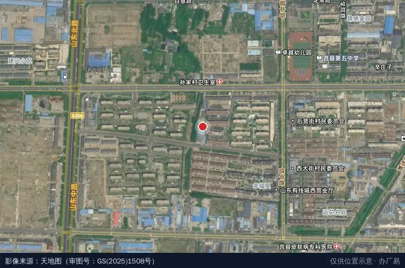 汇商物流园卫星位置示意图