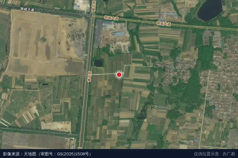 山东高速日照物流产业园卫星位置示意图