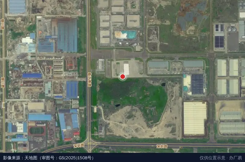 鑫邦物流园卫星位置示意图