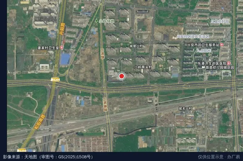 创业物流园(西区)卫星位置示意图