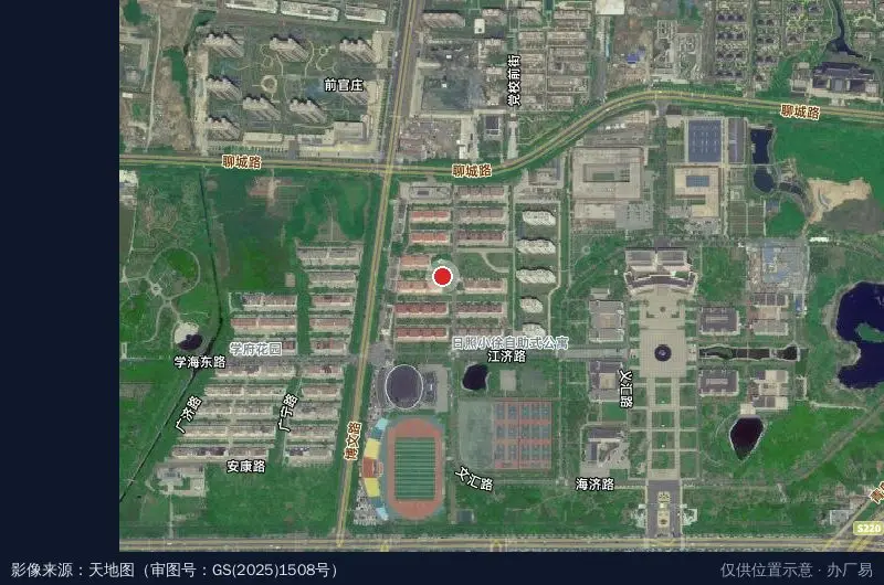 日照电子商务科技园卫星位置示意图