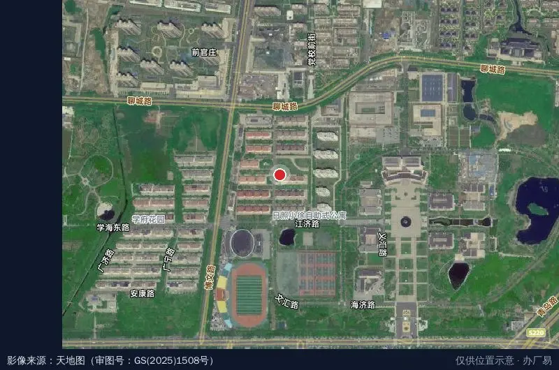 日照电子商务科技园-先导基地卫星位置示意图