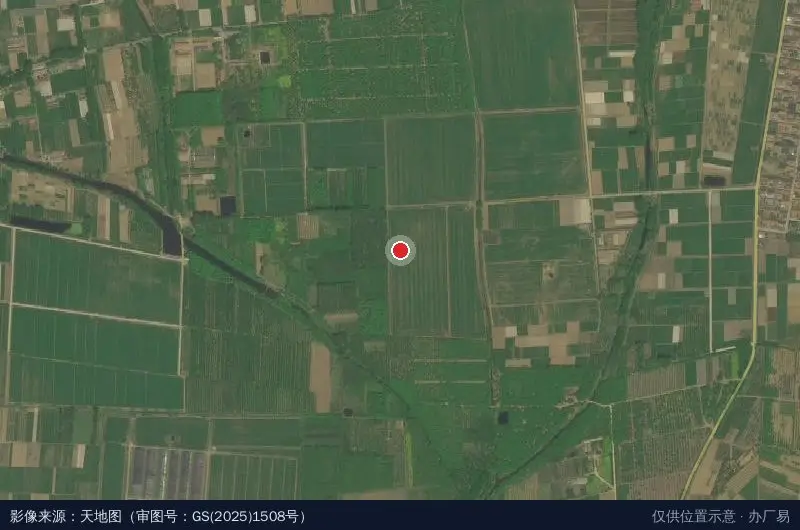 山东明日叶生物科技有限公司产业园卫星位置示意图
