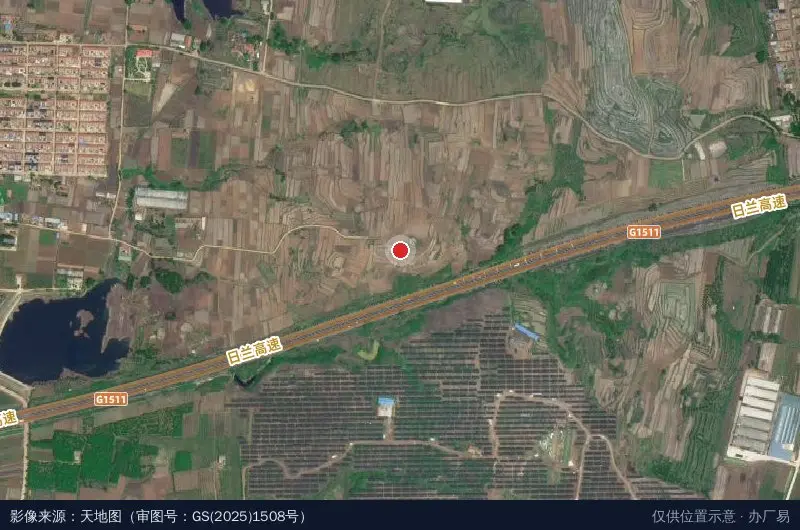 恒汇丰农林科技生态园卫星位置示意图