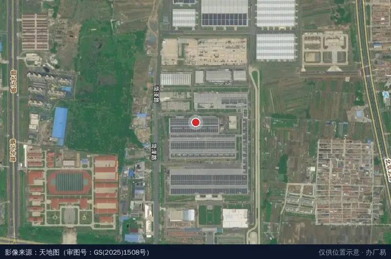 工友创业园(山东省山河猕香农业科技有限公司站)卫星位置示意图
