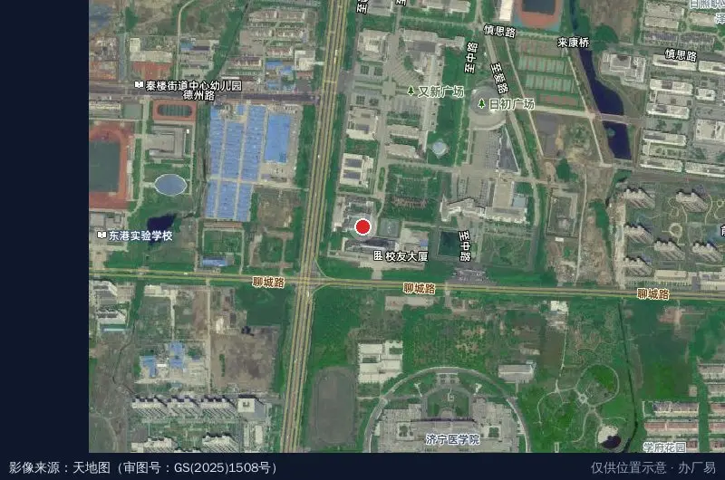日照文化创意产业园卫星位置示意图