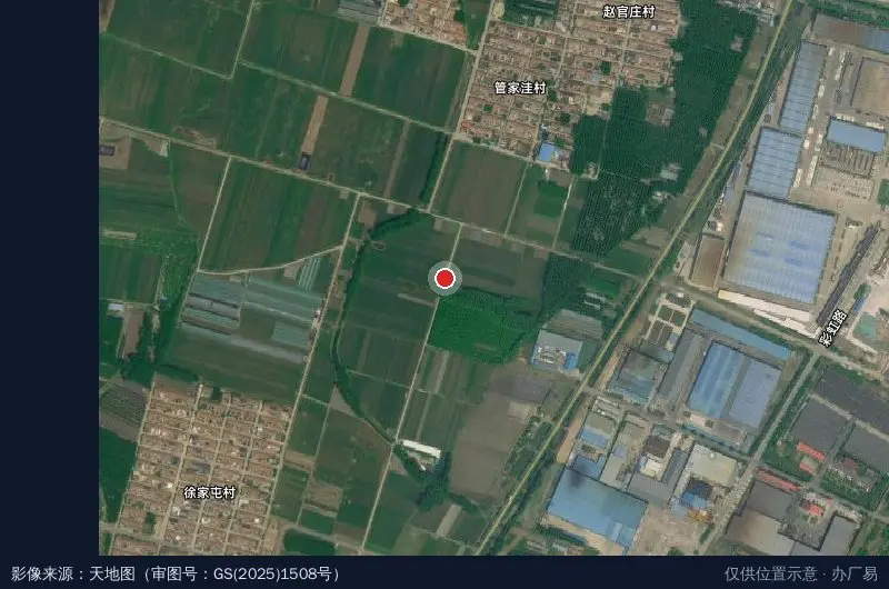 工友创业园(招贤五彩现代农业开发有限公司站)卫星位置示意图