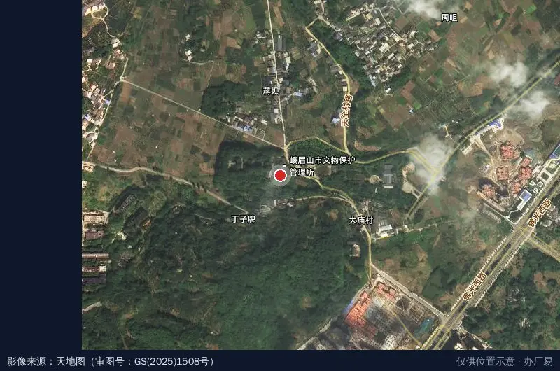 七三九工业园区卫星位置示意图