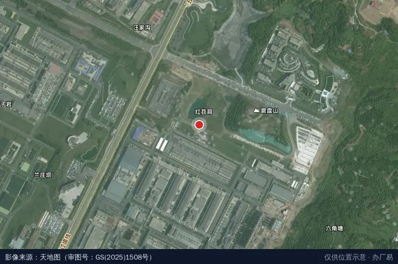永祥光伏科技卫星位置示意图
