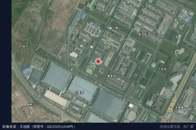 福华新材料一体化产业园卫星位置示意图