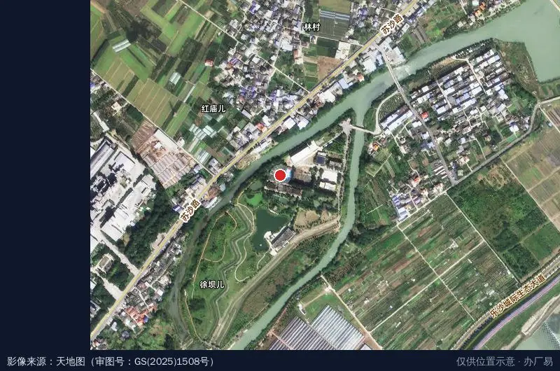 乐山(沙湾)不锈钢产业园区卫星位置示意图