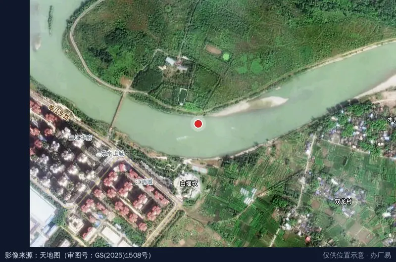 乐山高新区科技园-C4幢卫星位置示意图