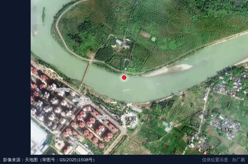乐山高新区科技园-C6幢卫星位置示意图