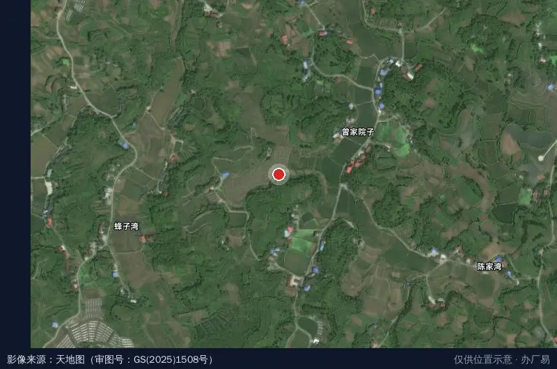亢家村千亩夏满蜜桃产业园卫星位置示意图