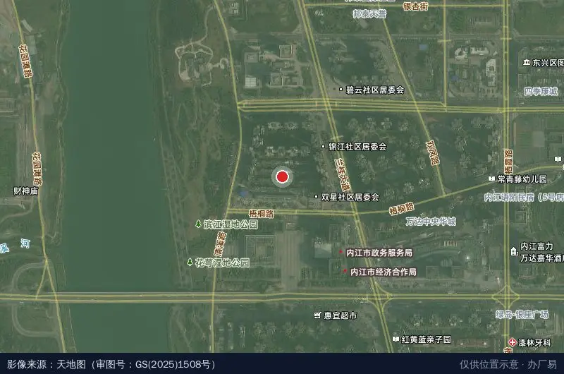 运亨科技工业园卫星位置示意图