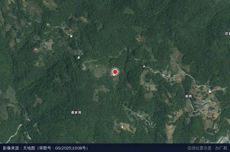 紫阳县电子商务智慧物流产业园卫星位置示意图