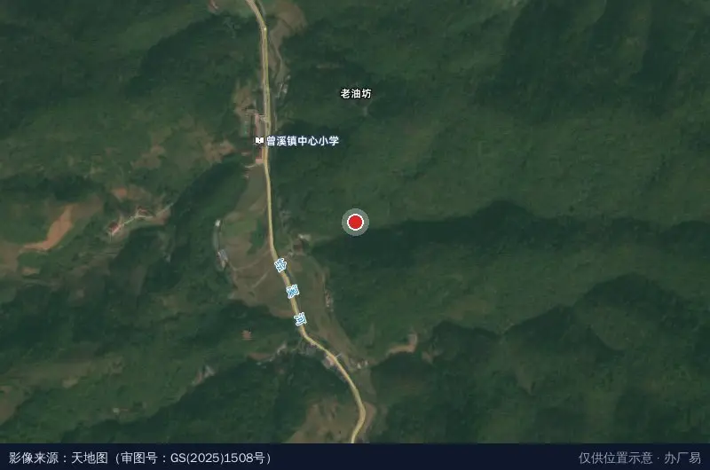 中视生态农业产业园卫星位置示意图