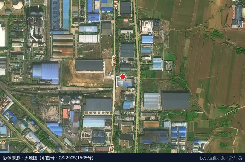 美丽工业园卫星位置示意图