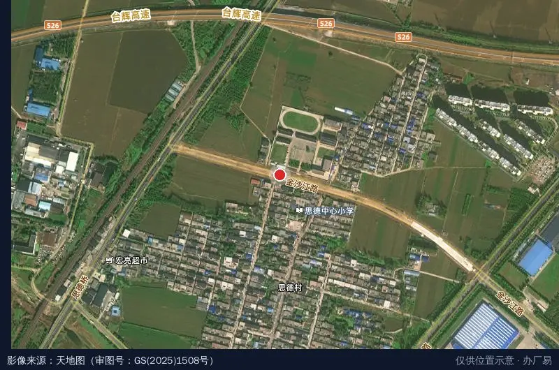 鹤壁市浩通物流园卫星位置示意图