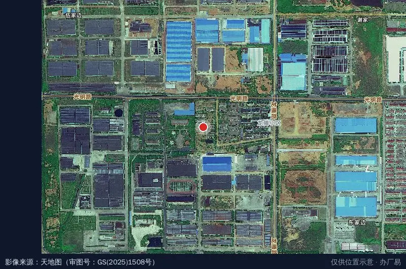 新余高新区锂电新能源产业园卫星位置示意图