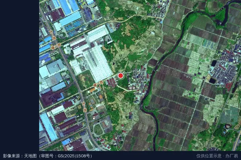 清华产业园卫星位置示意图