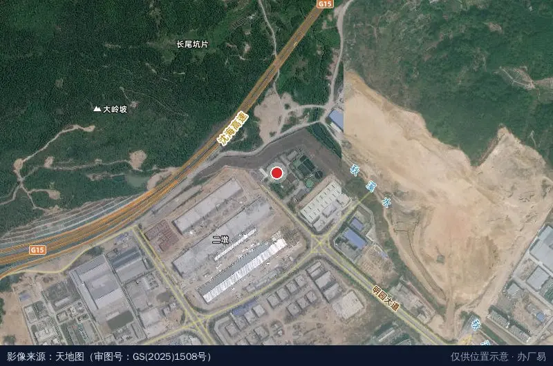 潮州深能凤泉热电有限公司卫星位置示意图