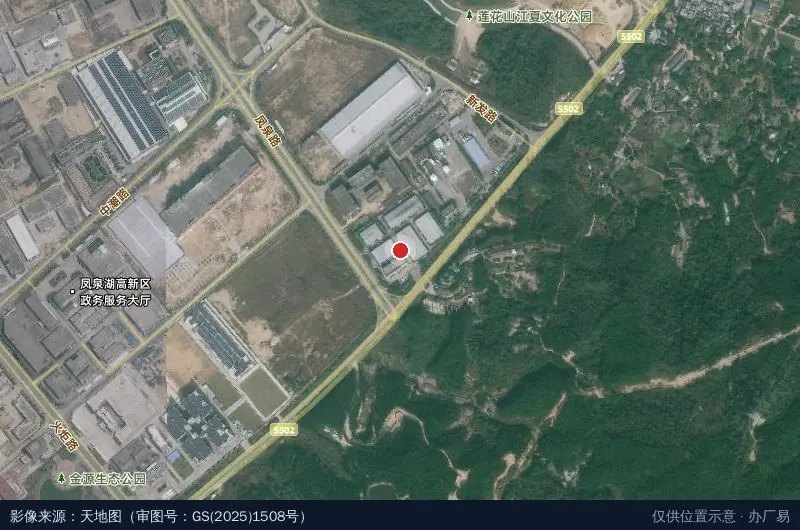 潮州高新区知识产权协同运营中心卫星位置示意图