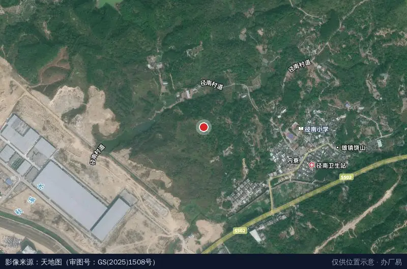 广东正新科技有限公司卫星位置示意图