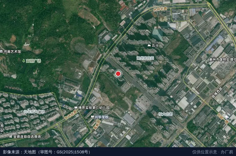 广东凯普生物科技股份有限公司卫星位置示意图