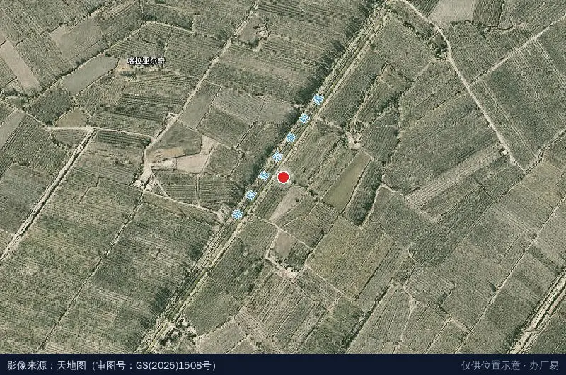 香梨科技文化园卫星位置示意图