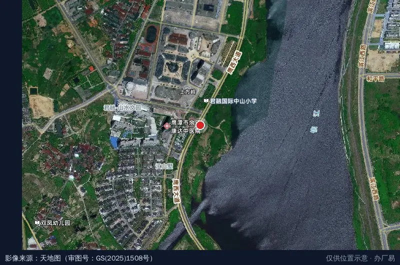 鹰潭高新技术产业开发区白露街道双凤村股份经济合作联合社卫星位置示意图