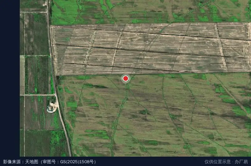 昭苏自治区级农业科技园区卫星位置示意图