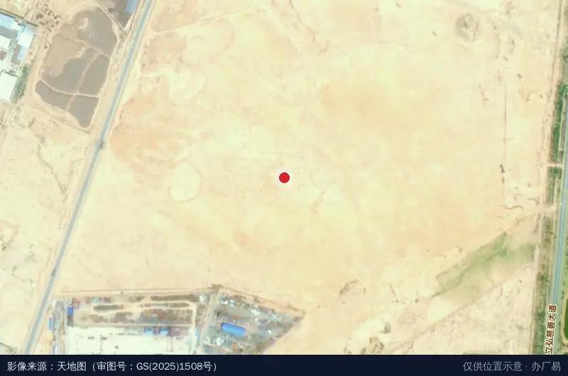 国运铁建高新材料科技有限公司-南1门卫星位置示意图