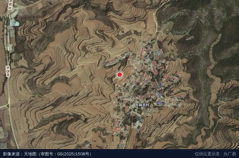 平定泰东耘鼎农业科技园区卫星位置示意图