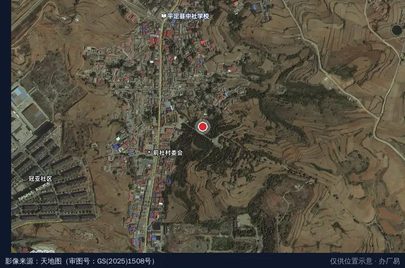 诺立众创空间孵化基地卫星位置示意图