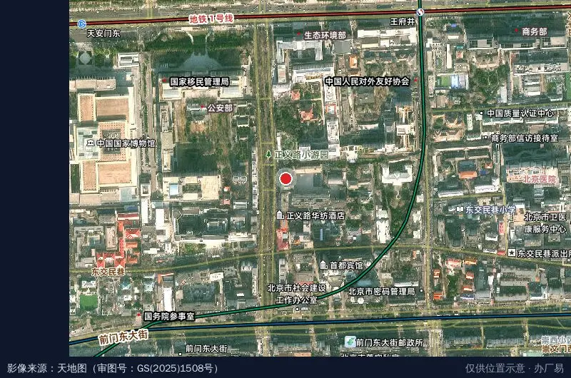 北京亦庄综合保税区卫星位置示意图