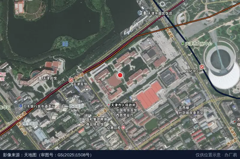 天津临港综合保税区卫星位置示意图