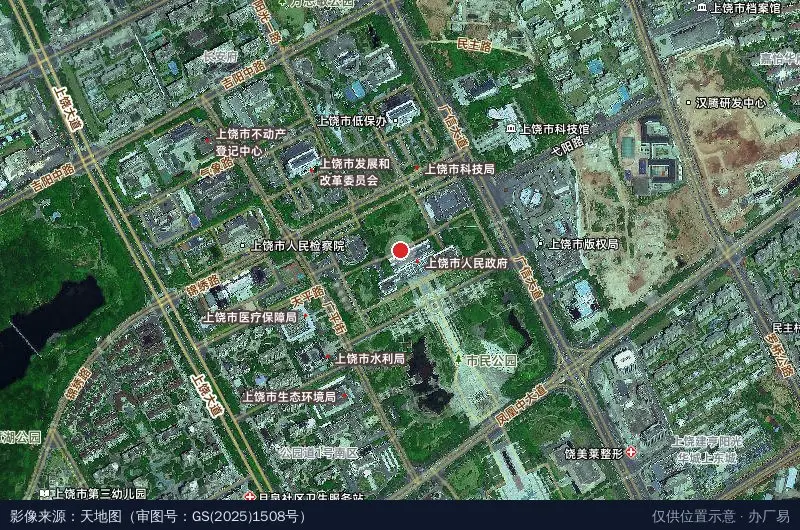 鄱阳湖国家自主创新示范区卫星位置示意图